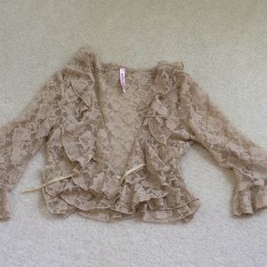 Lace coverup